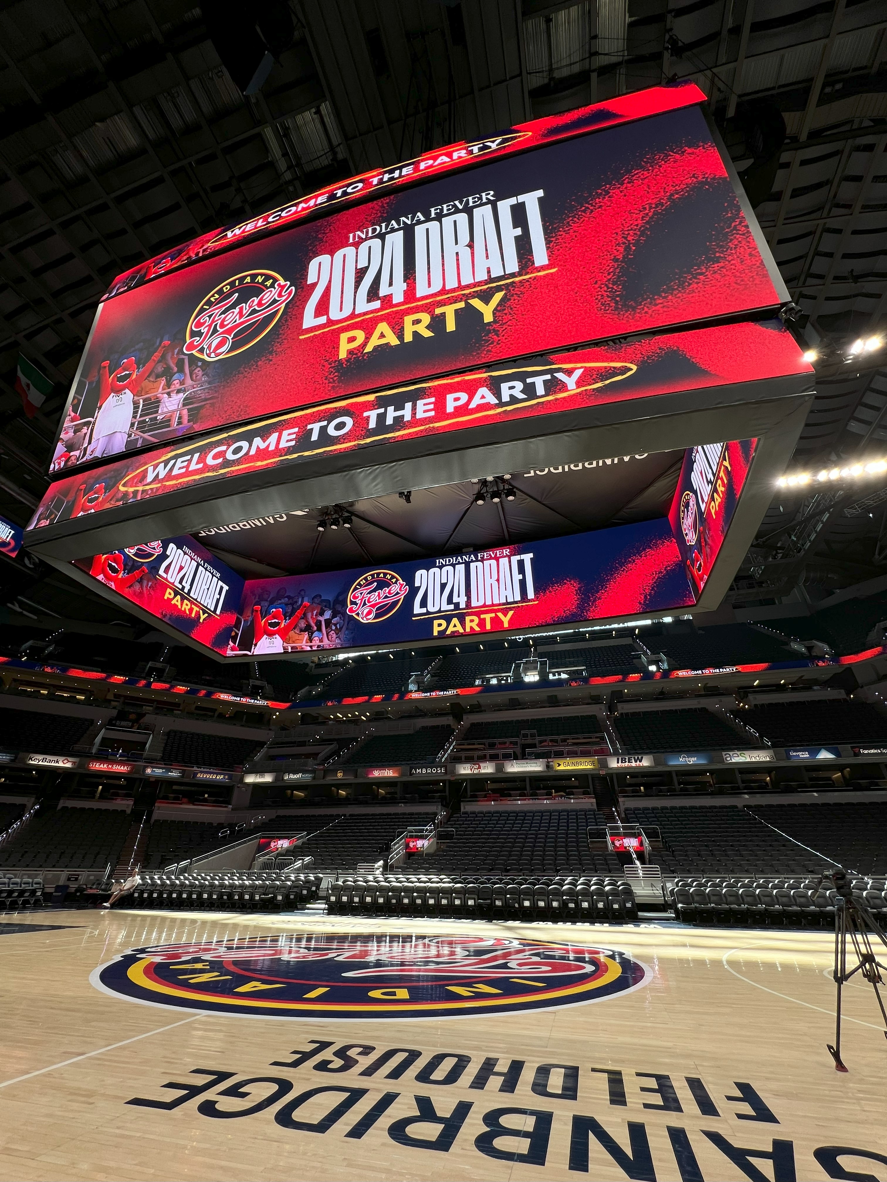 Pacers fans packed arena